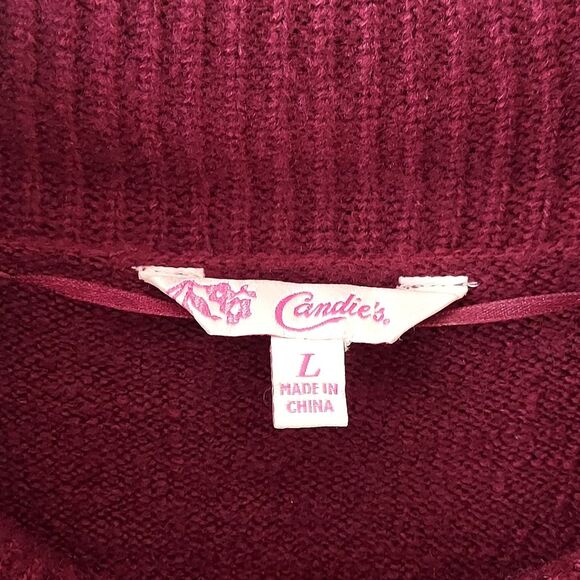 Candie's Sweater Dress Large Y2K Winter Wear Party - Picture 3 of 4